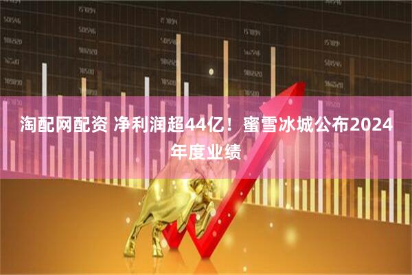 淘配网配资 净利润超44亿！蜜雪冰城公布2024年度业绩