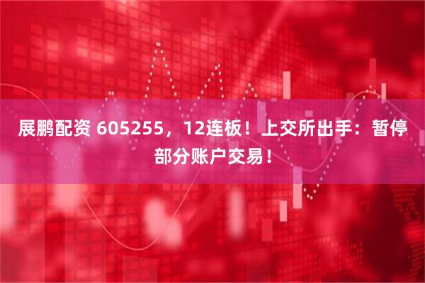 展鹏配资 605255，12连板！上交所出手：暂停部分账户交易！